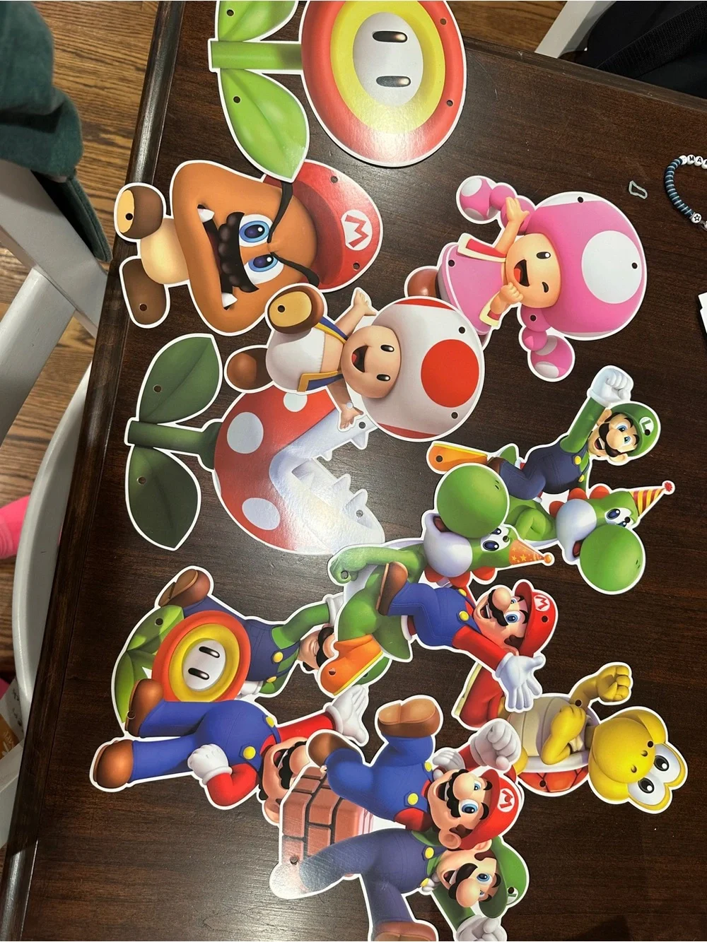 Super Mario Wall Decals, Tattoos, and Party Cutouts